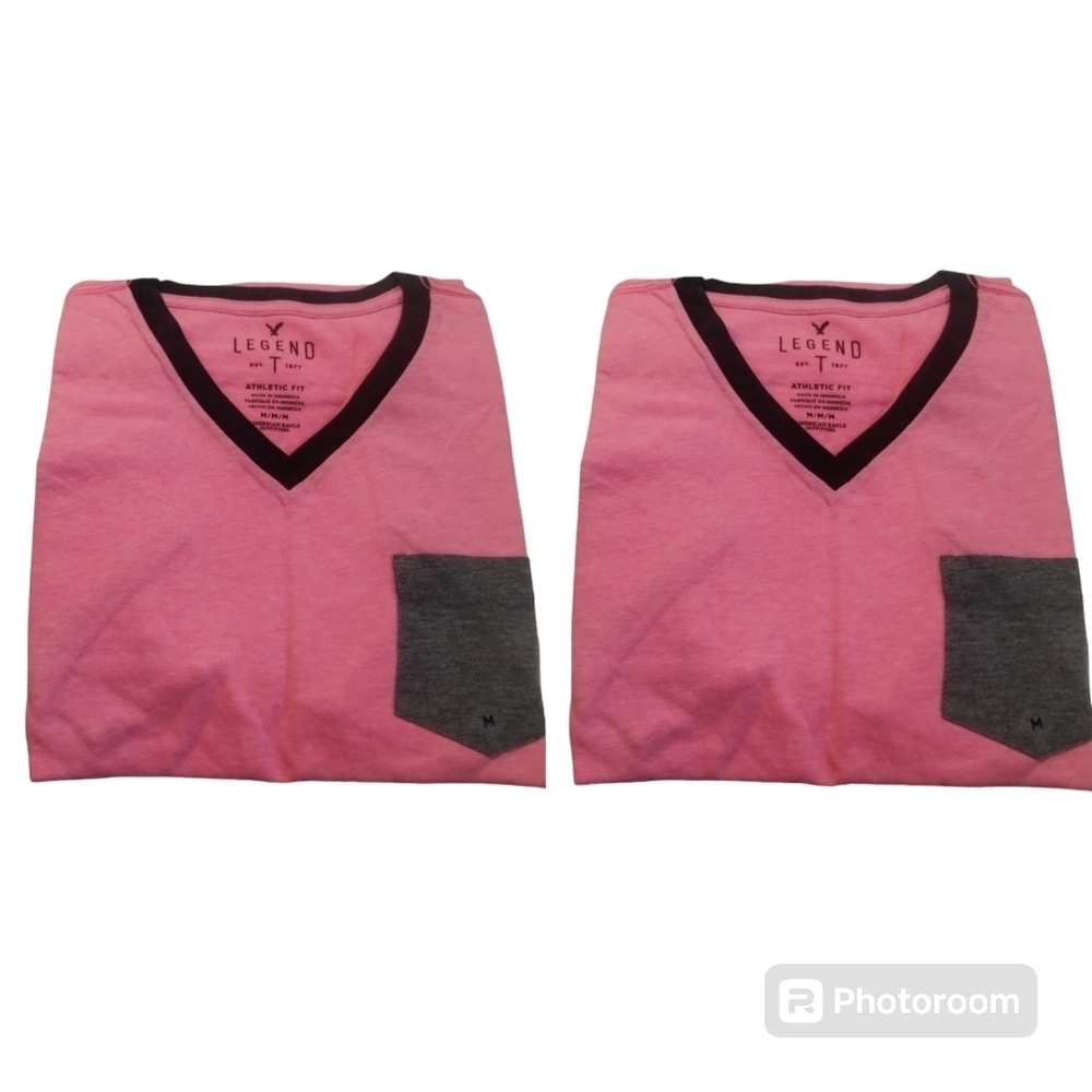 2 Aeropostale Womens size‎ Medium Summer Preppy Academia Beachy Lightweight Tees